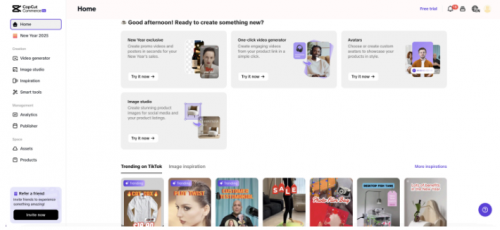 AI video editor